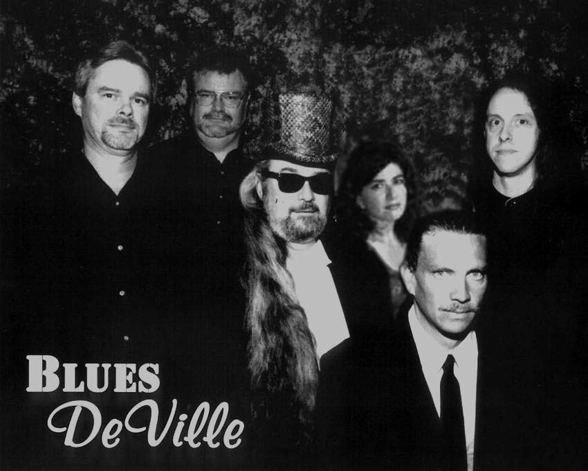 From left: Keith Nash, Stevie Sowell, Lee Costley (wearing snakeskin hat), Angela Wood, Kent E. Moler (seated), Jimmy Lynn